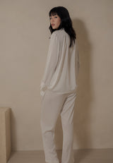 Porter-white-satin-pajamas-long-sleeve-pants-set-for-women-bridal-sleepwear-singapore-Ashley-Summer-Co